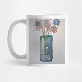 Flowers in the Tin Cup Mug